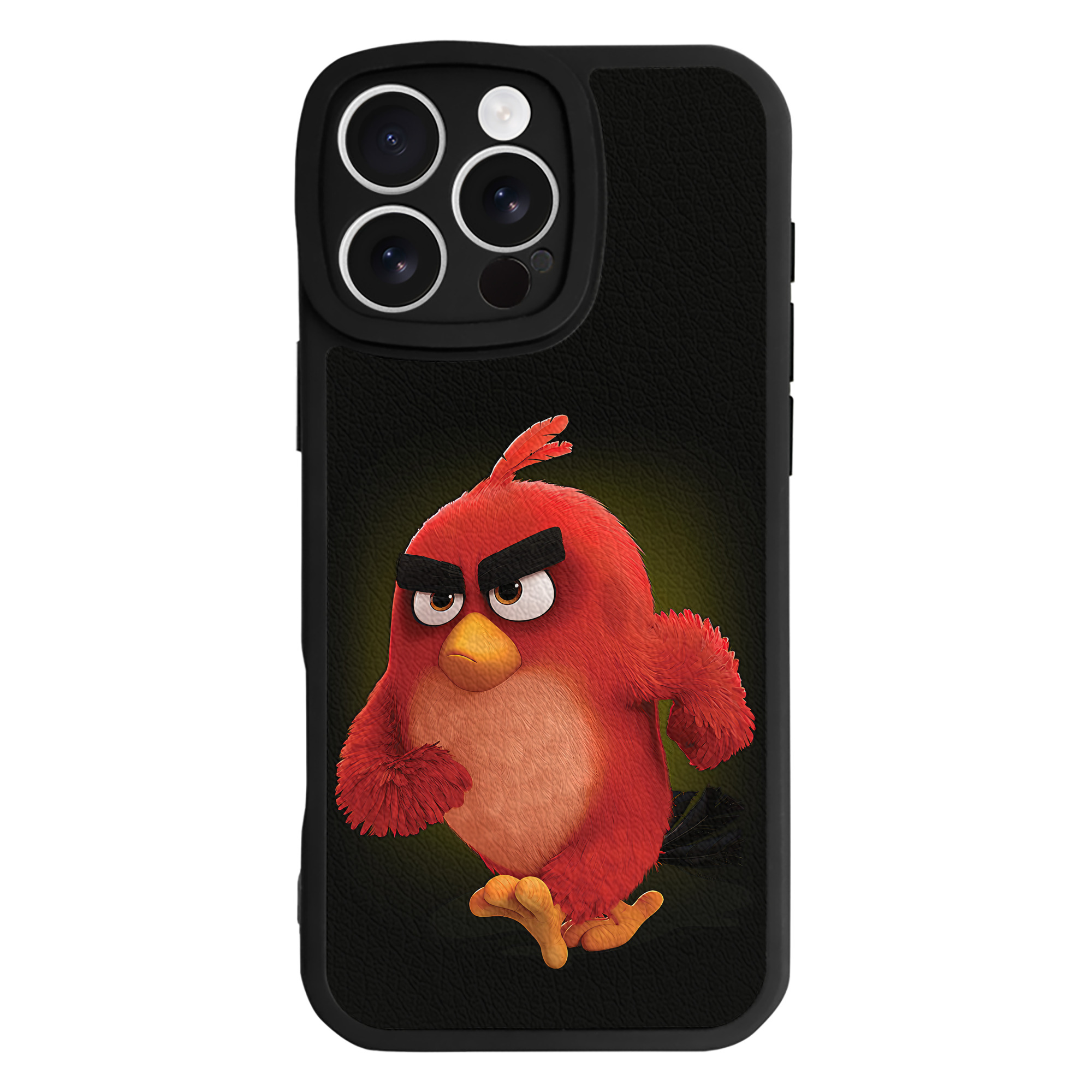 （画像用） Angry Birds アングリーバード 【iPhone 16シリーズ対応】シリコンスマホケース（レザー調） 材質：シリコン